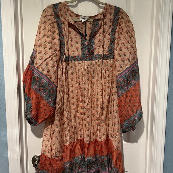 NWT JAASE ZARINA MINI DRESS/TUNIC IN BANKSII CAN FIT 3XL - Picture 1 of 3